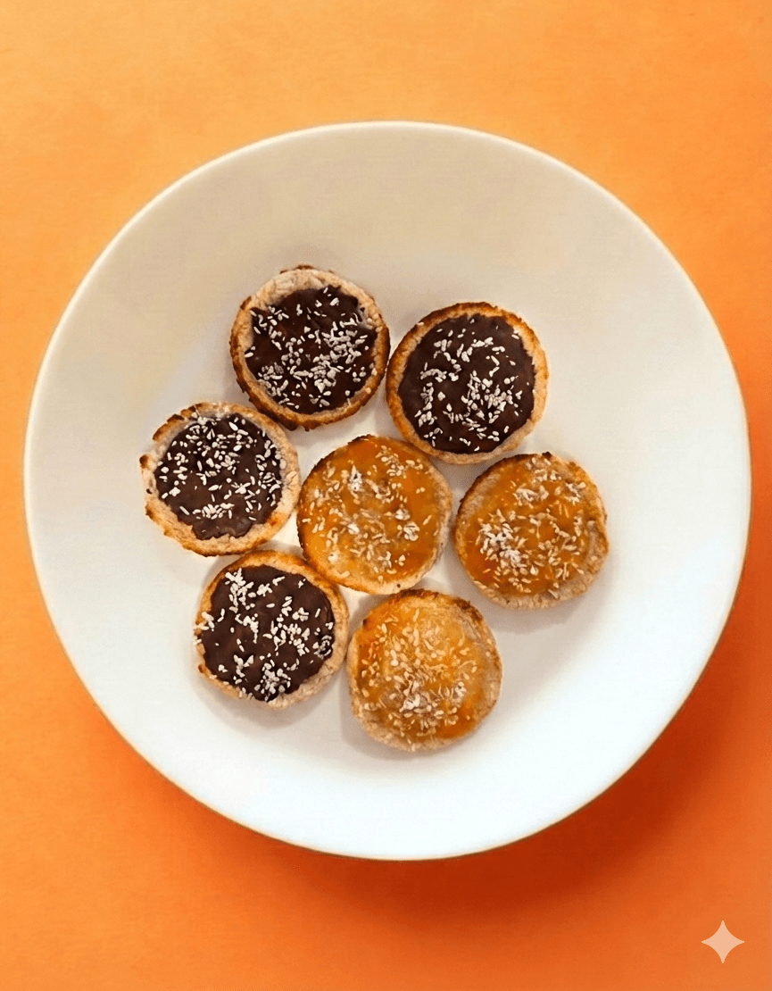 Biscuits banane & noix de coco – 2 ingrédients seulement !