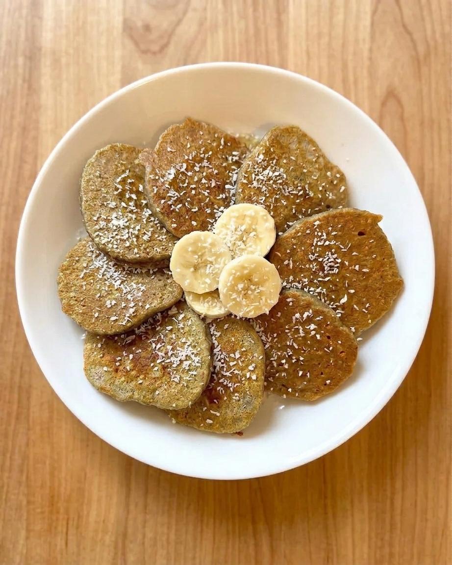 Pancakes banane saveur coco