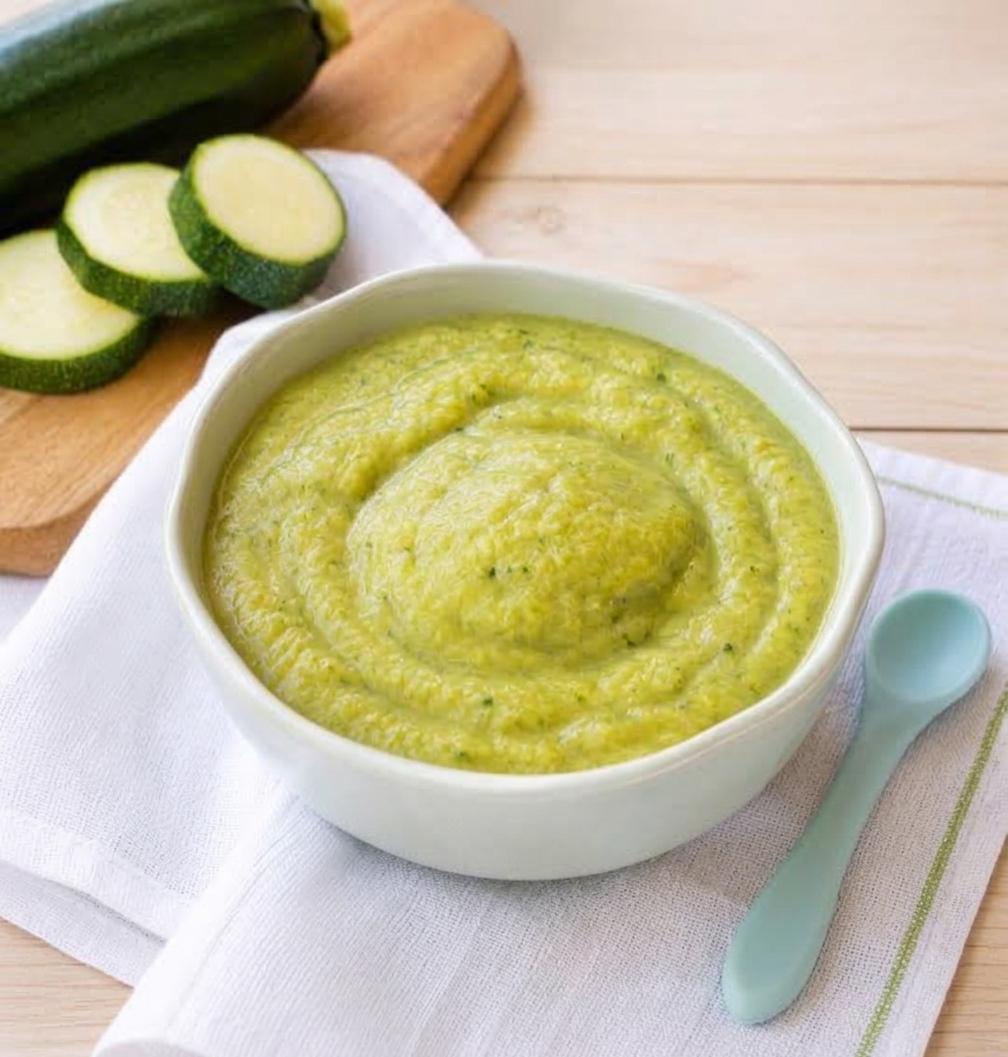 Purée de courgette lisse