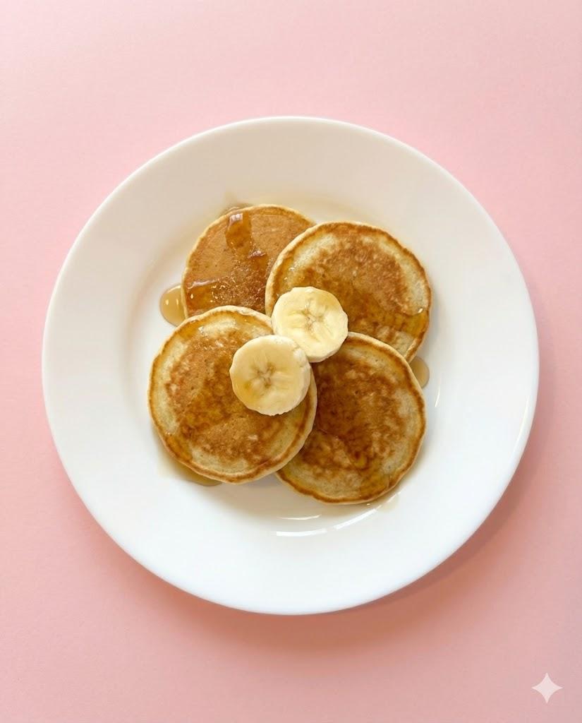 Pancakes à la banane moelleux - naturellement sucré